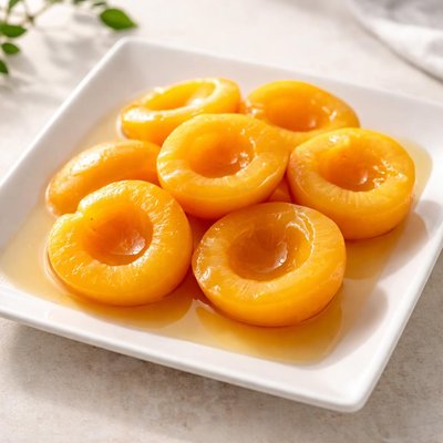 Waitrose canned peach halves in juice