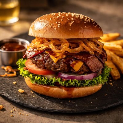 Walk ons hickory burger