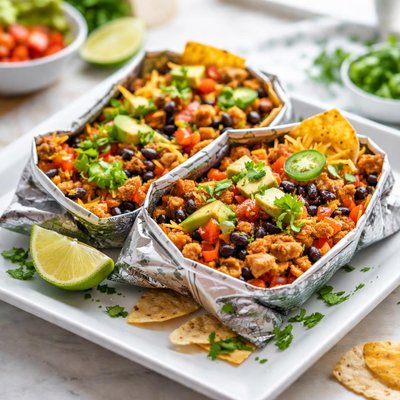 Walking tacos with quest chips