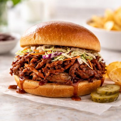 Walmart pulled pork sandwich