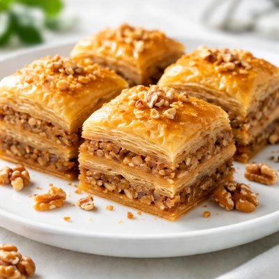 Walnut baklava