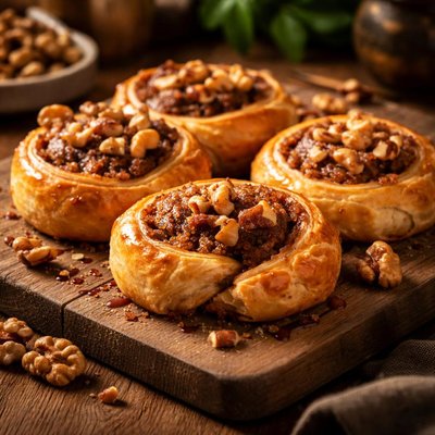 Walnut pastry