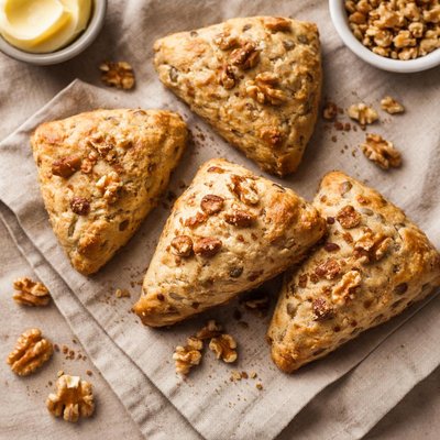 Walnut scone
