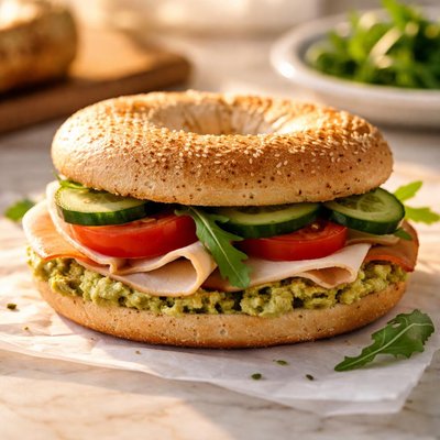 Warburtons thin bagel