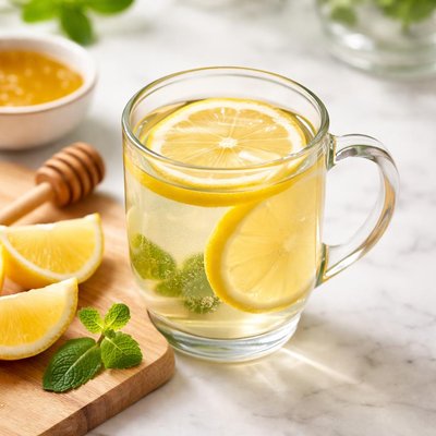Warm  lemon water