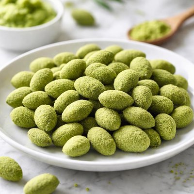 Wasabi almonds