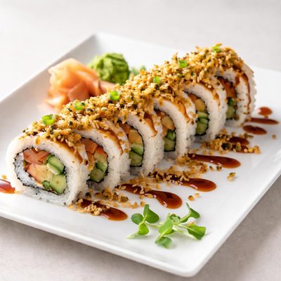 Wasabi crunchy roll