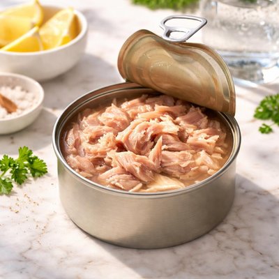 Water packed tuna