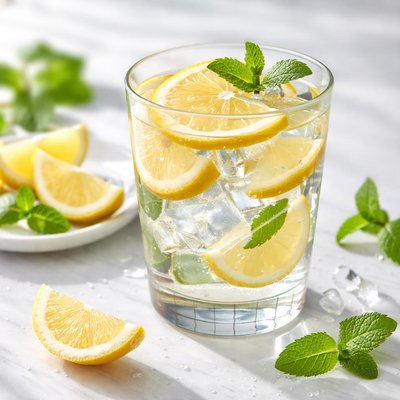 Water with lemon