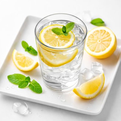 Water with lemon juice