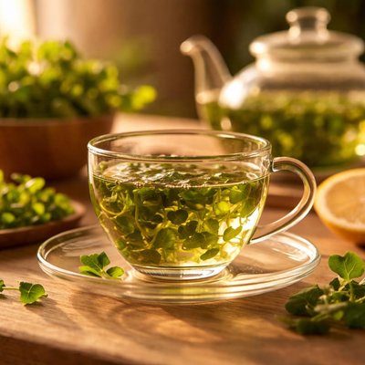 Watercress herb tea