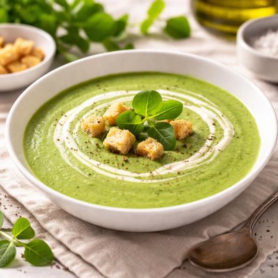 Watercress soup