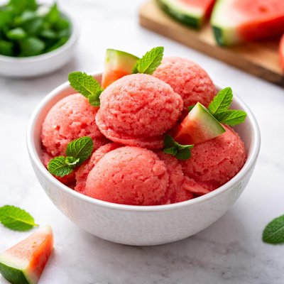 Watermelon sorbet