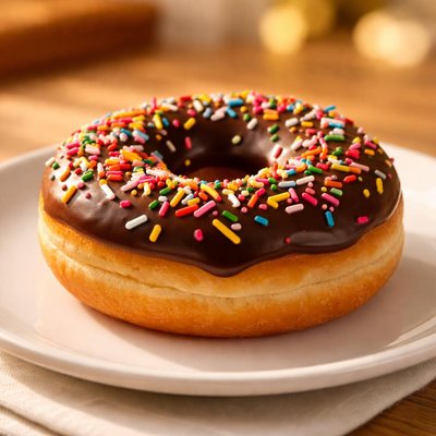 Wawa chocolate frosted sprinkle donut