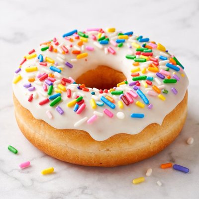Wawa vanilla frosted sprinkle donut