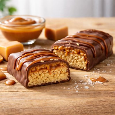 Way up barra proteica sabor a caramelo protein bar