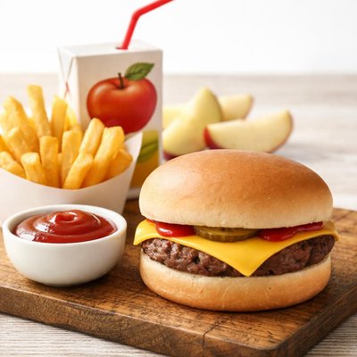 Wayback kids cheeseburger meal