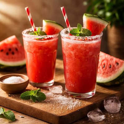 Wayermelon juice with sugar