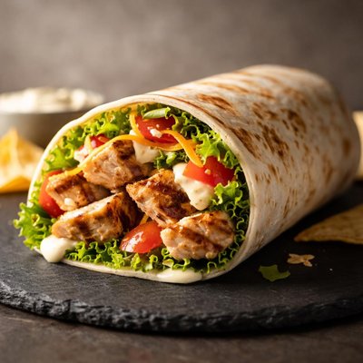 Wendy grill chicken wrap