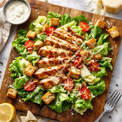 Wendys ceaser salad with grilled chicken