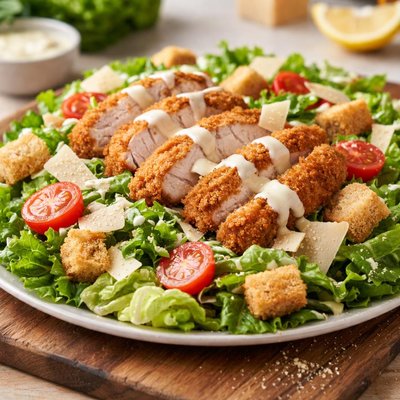 Wendys chicken cesar salad