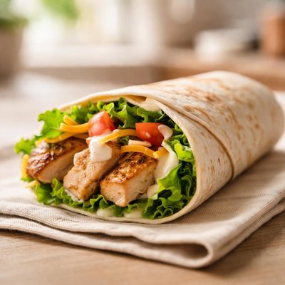 Wendys grilled chicken ranch wrap