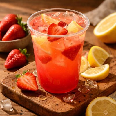 Wendys medium strawberry lemonade