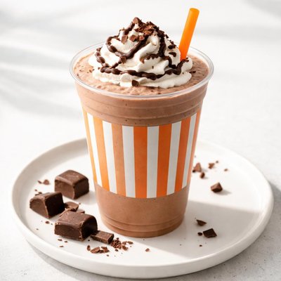 Whataburger chocolate milkshake