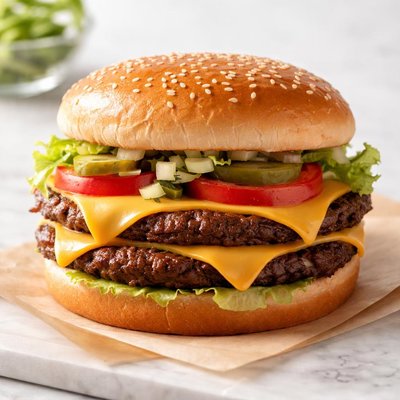 Whataburger double meat with cheese