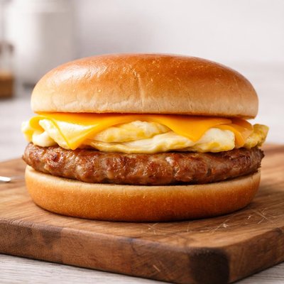 Whataburger sausage breakfast on bun