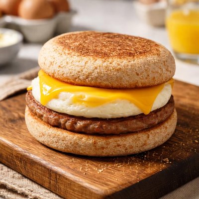 Wheat egg mcmuffin