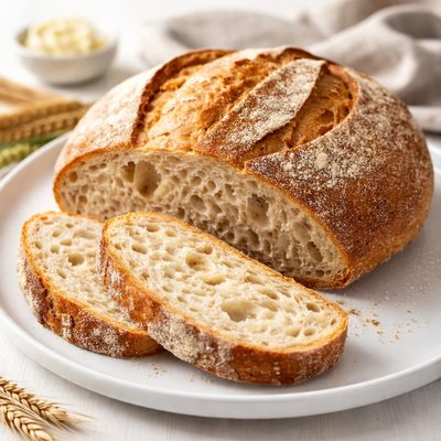 Wheat sourdough bread