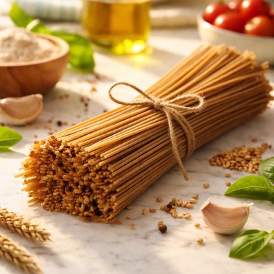 Wheat spaghetti noodles