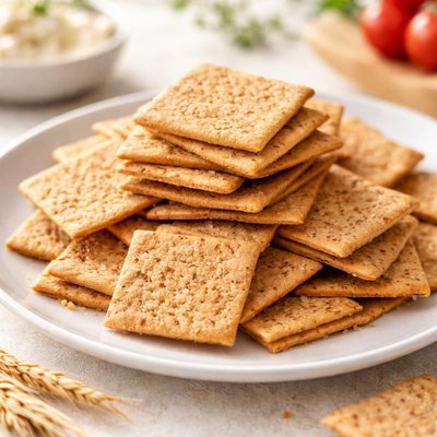 Wheat thin crackers