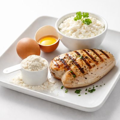 Whey and egg whites blend