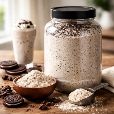 Whey oreo protein powder