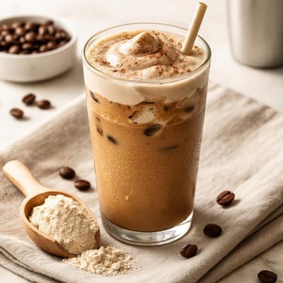 Whey protein coffee