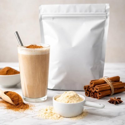 Whey protein isolate cinnamon