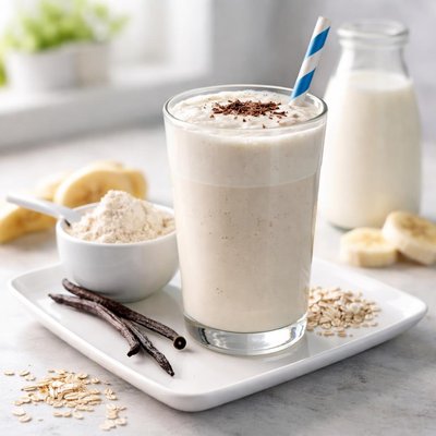 Whey protein shake mit milch