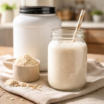 Whey protein with milk