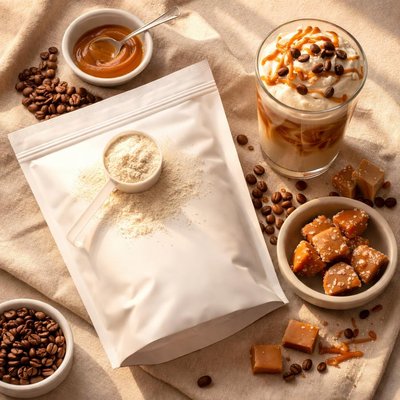 Whey proten caramel macchiato flavour