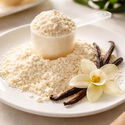 Whey vanilla protein powder