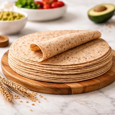 While wheat yortilla