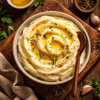 Whipped mashed potatos