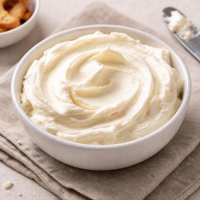 Whipped plain cream cheese