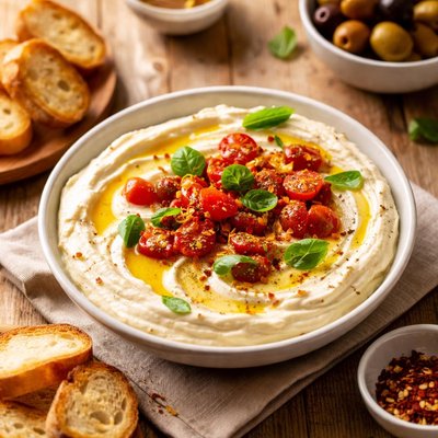 Whipped ricotta dip