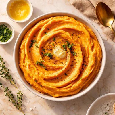 Whipped sweet potato