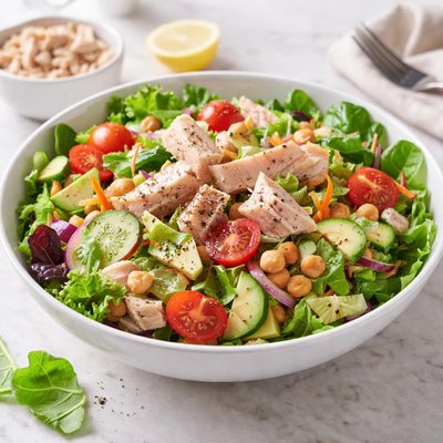 White albacore tuna salad