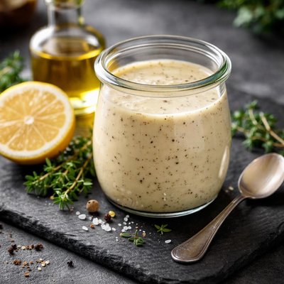 White balsamic dressing