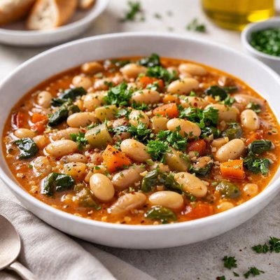 White bean stew